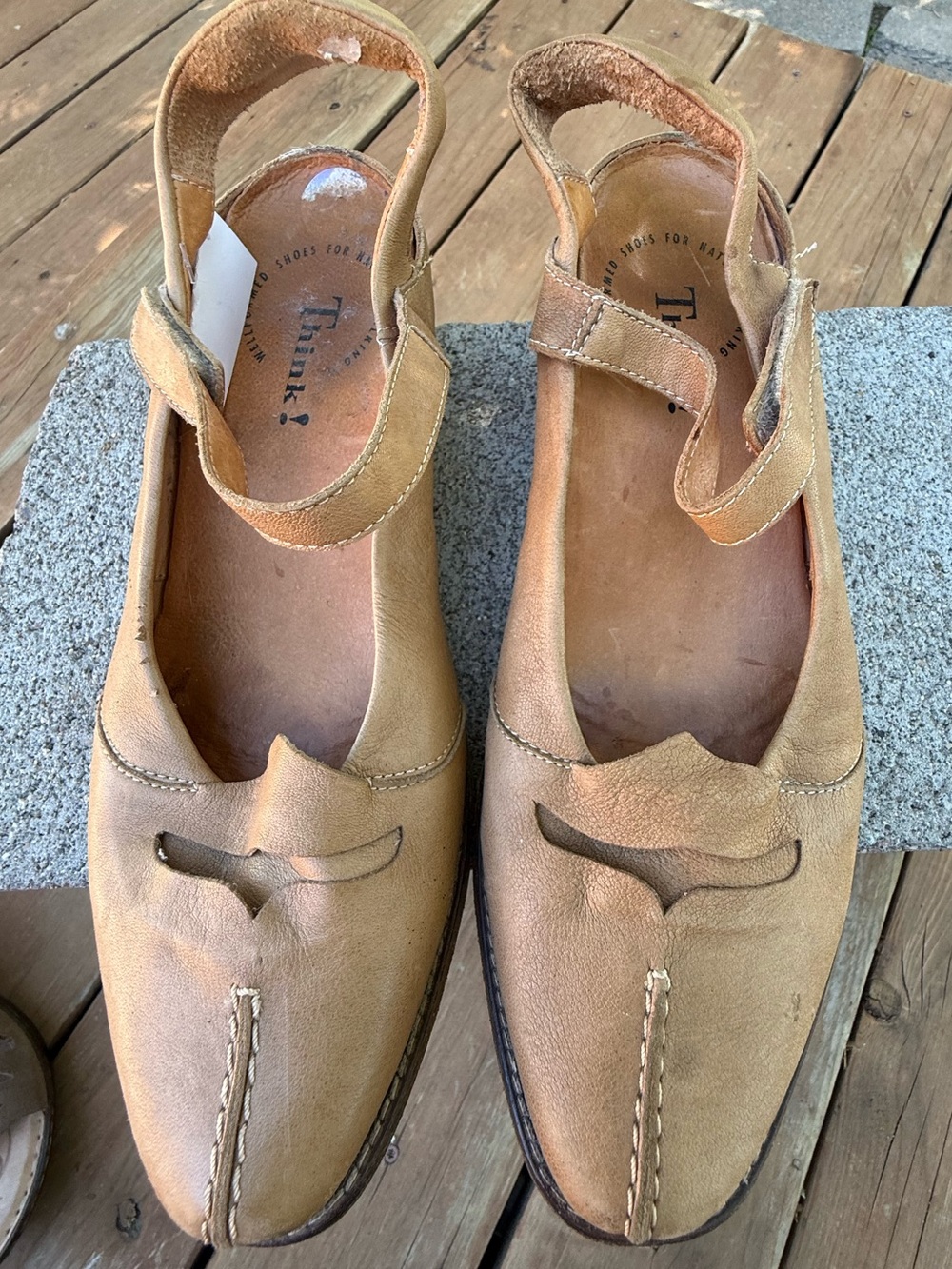 Think! Vintage leather Mary Jane sandals